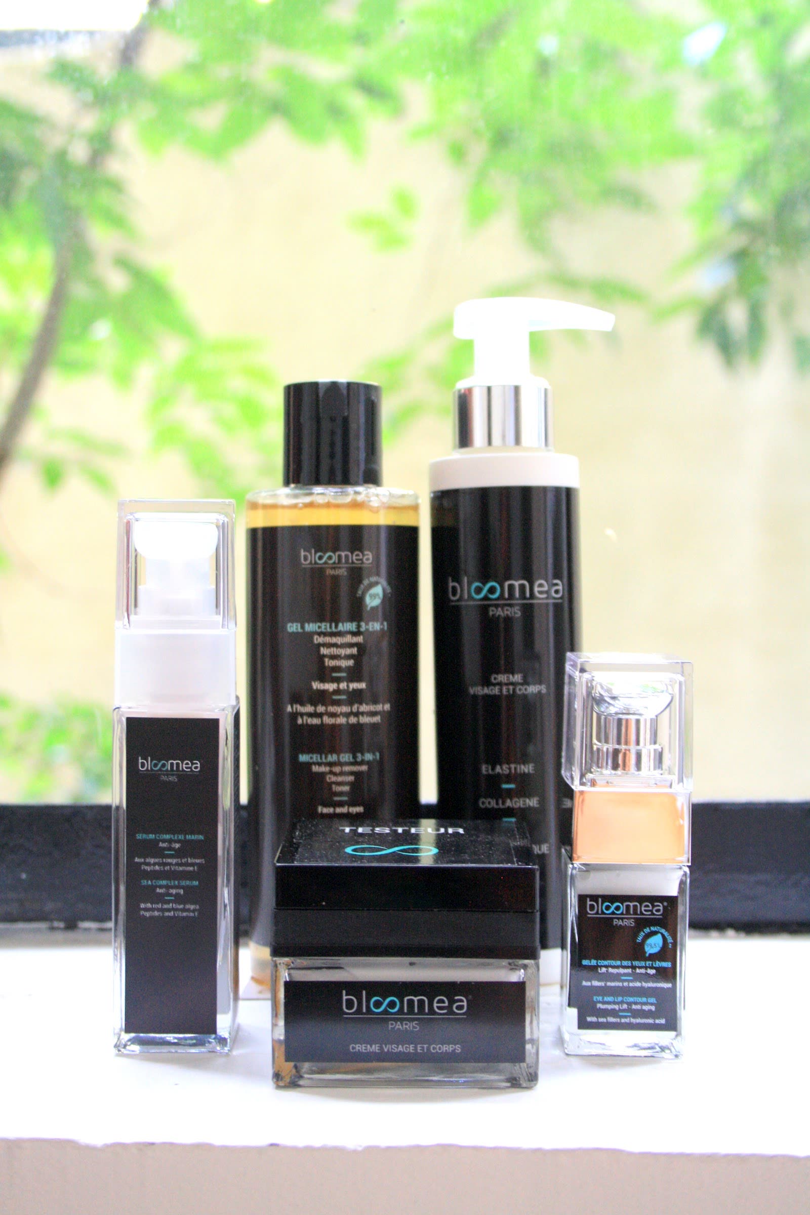 Produits Bloomea dédiés aux soins du visage