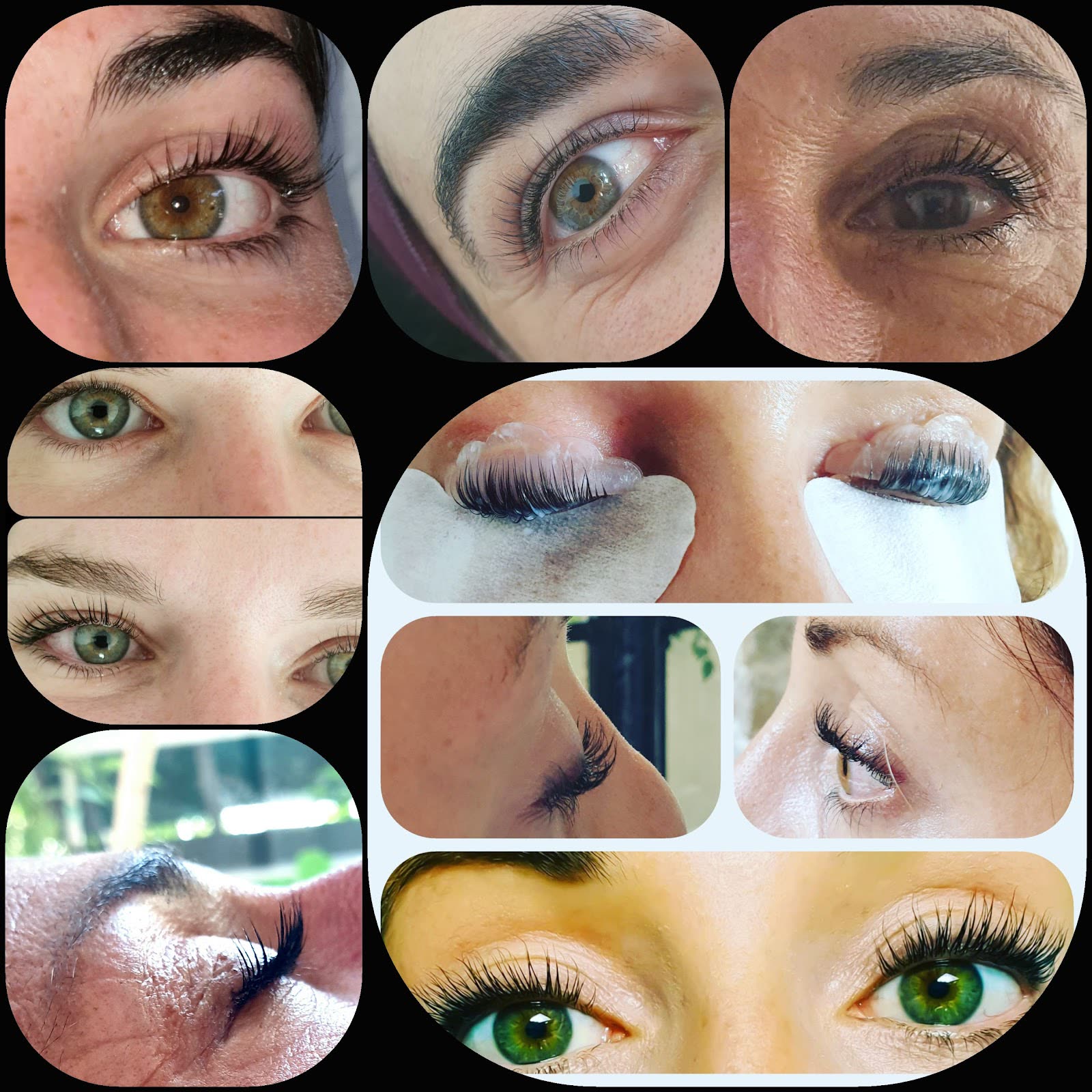 Exemples de mises en beauté du regard